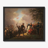 The Legend of the Danish Flag (the Dannebrog) Falling from the Heavens during the Battle of Lyndanise (Tallin) in Estonia in 1219 by C.A. Lorentzen - thumbnail_1_bf_67672a66b7c995d950163f58